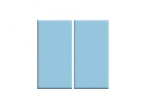 80121.3 Фарфоровая плитка глазурованная (св.голубой) м2