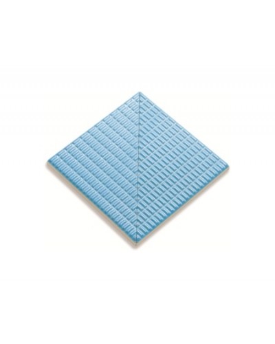 51221 Угловые элементы противоскользящей плитки с буртиком с сетчатой поверхностью глазурованные. наружные (св.голубые) шт.